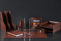 Эксклюзивный набор для стола из кожи Full Grain, арт. 2908