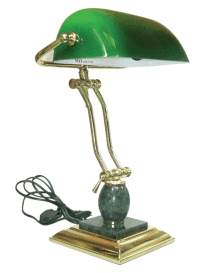 Лампа настольная зел.мрамор, арт. 6027