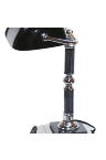 Лампа настольная чёрный мрамор, 6029